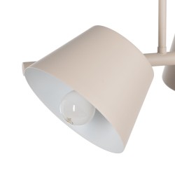 Ceiling Light 62,5 x 38 x 27,5 cm Metal Cream Ø 10 cm