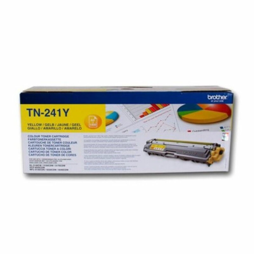 Original Toner Brother TN-241Y Yellow Black