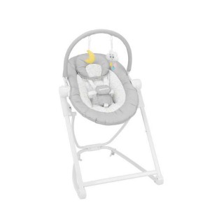 Baby-Liegestuhl Badabulle Compact'up High Grau