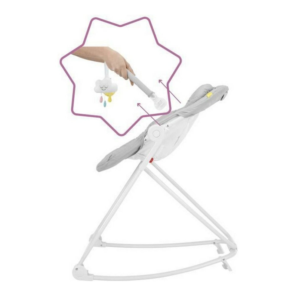 Hamac pour Bébé Badabulle Compact'up High Gris