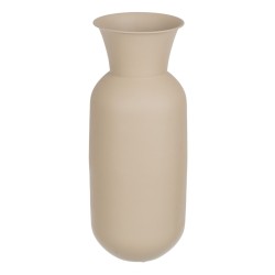 Vase 19 x 19 x 51 cm Cream Iron