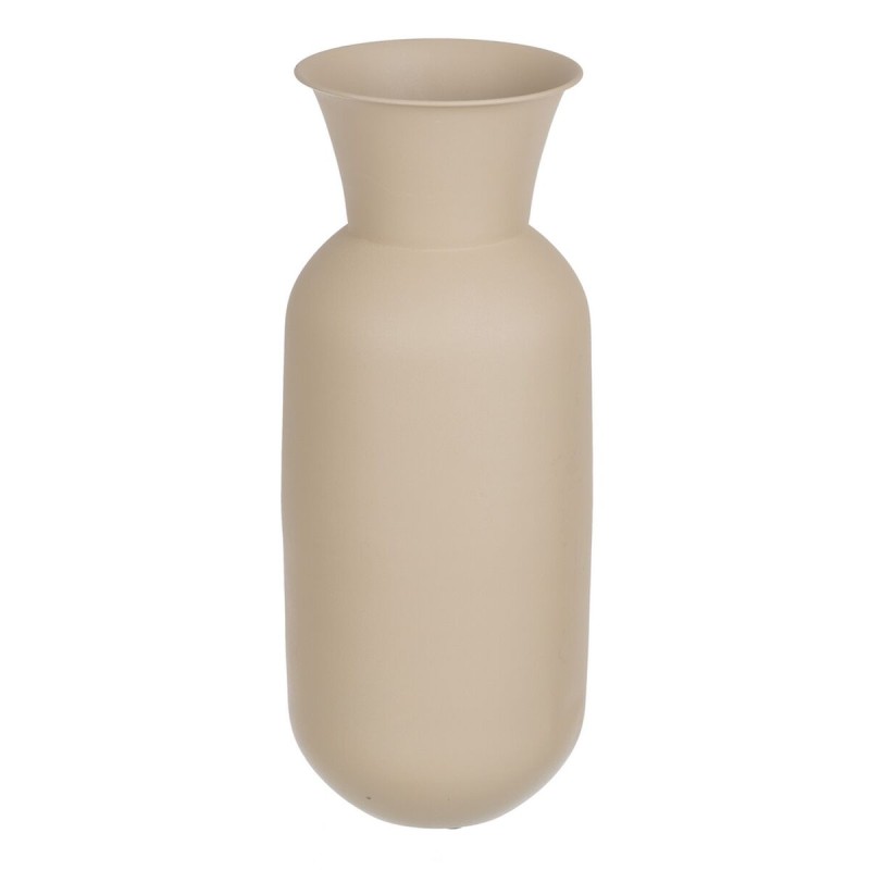 Vase 19 x 19 x 51 cm Creme Eisen