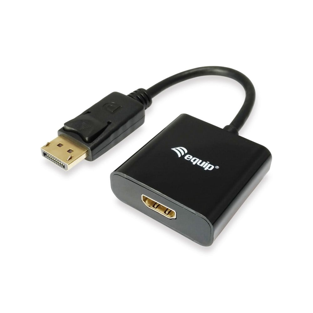 DisplayPort-zu-HDMI-Adapter Equip 133438 Schwarz 20 cm