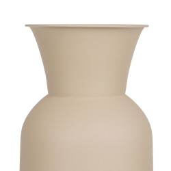 Vase 19 x 19 x 51 cm Cream Iron