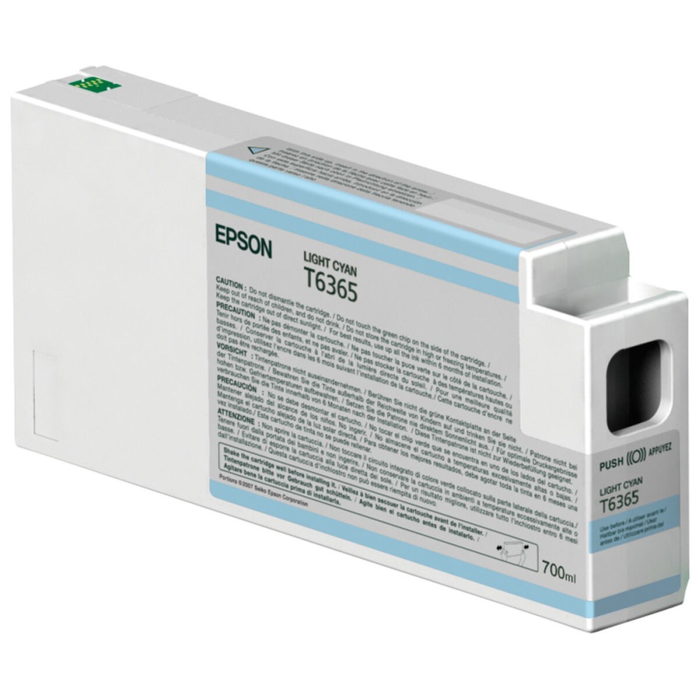 Cartouche d'encre originale Epson C13T636500 Cyan