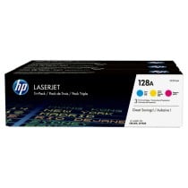 Toner original HP 128A CYM Multicouleur