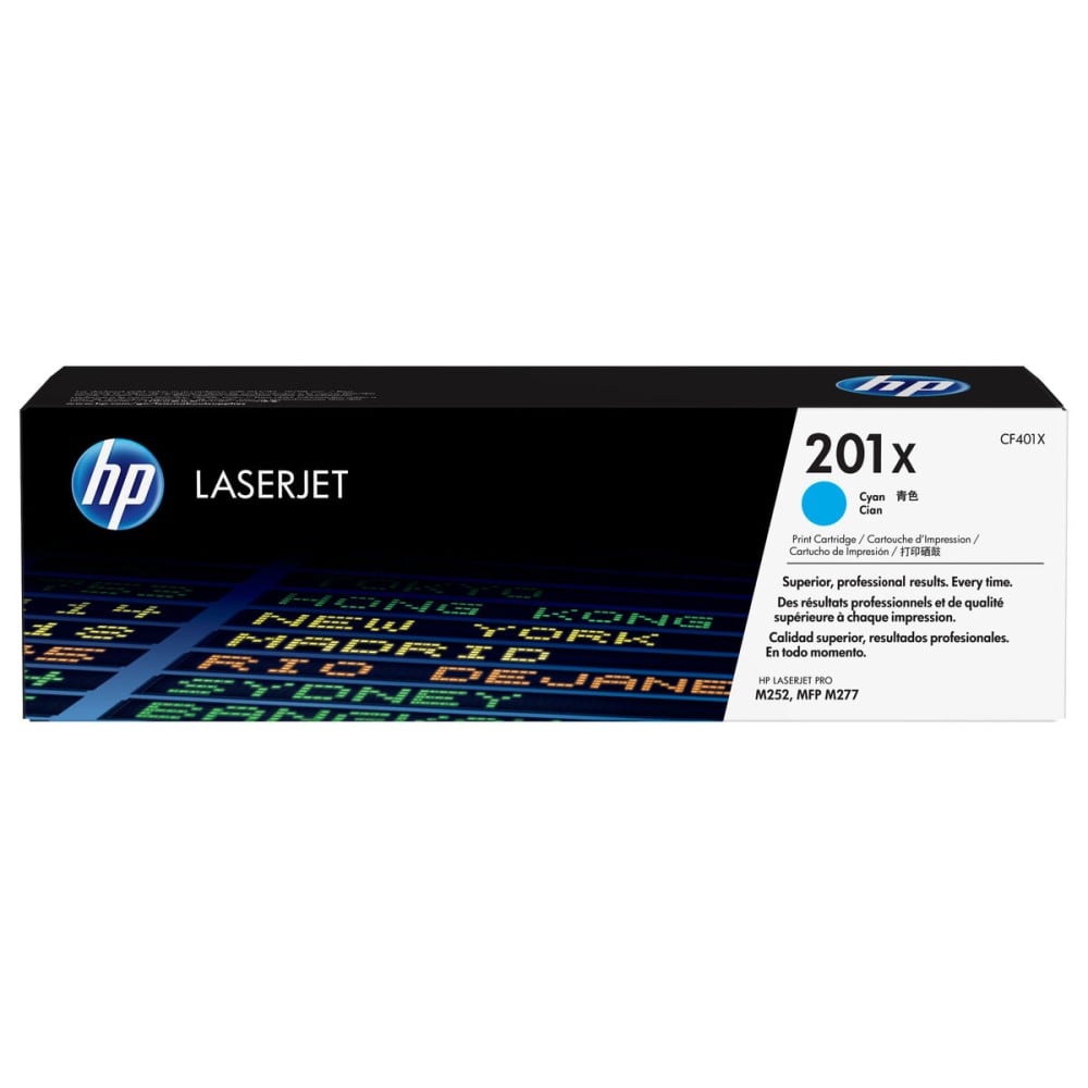 Original Toner HP 201X Cyan