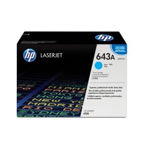 Original Toner HP 643A Cyan