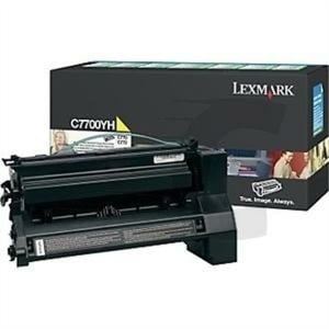 Toner Lexmark C7700YH Gelb