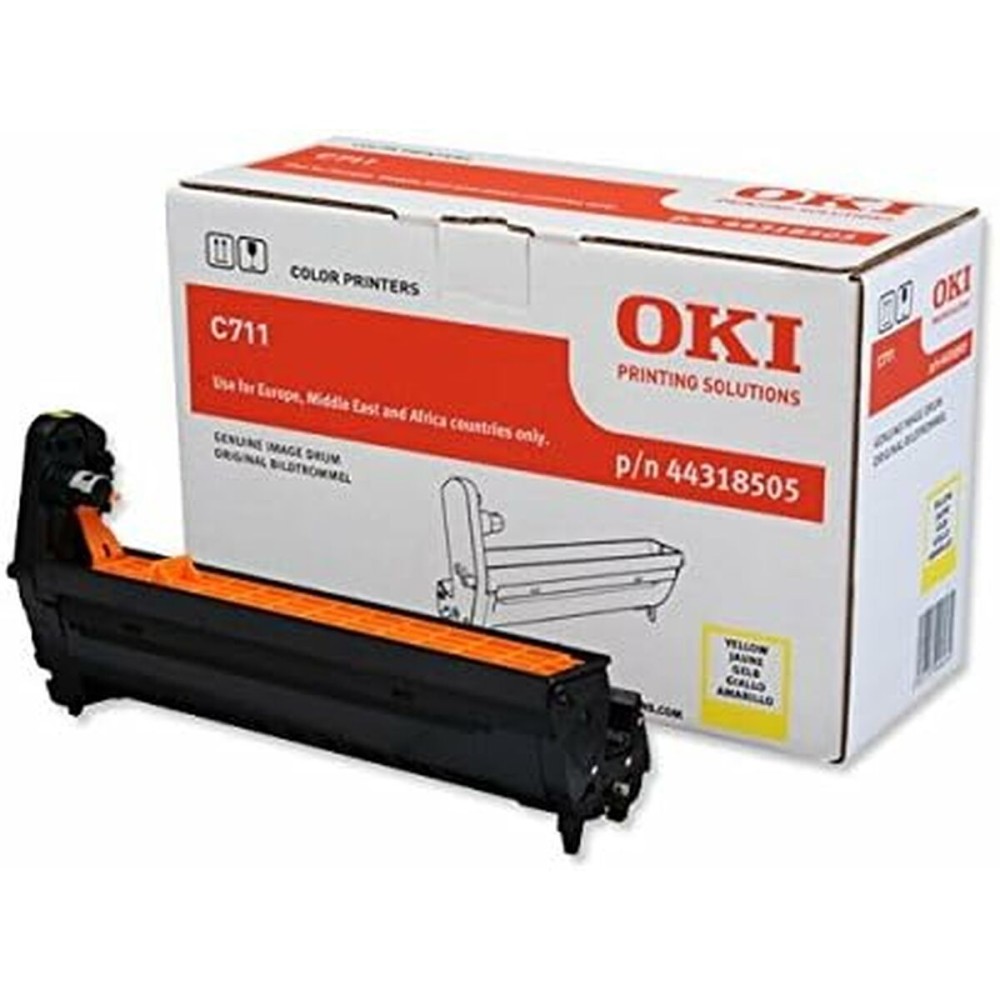 Printer drum OKI 44318505 Yellow Black