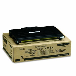 Toner original Xerox Phaser 6100 Jaune Noir