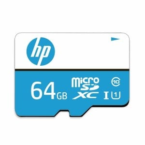 Micro SD Memory Card with Adaptor HP HP-MSDCWAU1-64GB 16 GB 64 GB Class 10 100 Mb/s