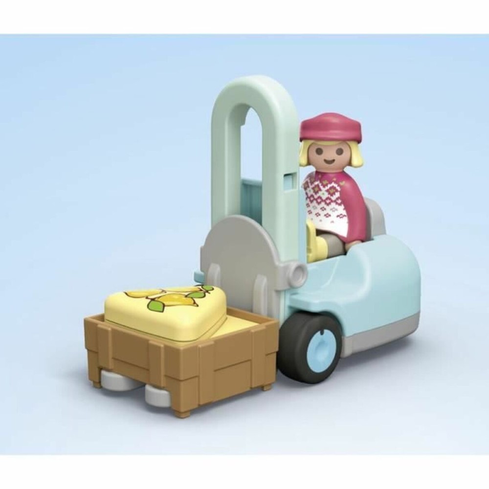 Playset Playmobil Junior 71691 - Organic fruit and vegetable stall 17 Pièces