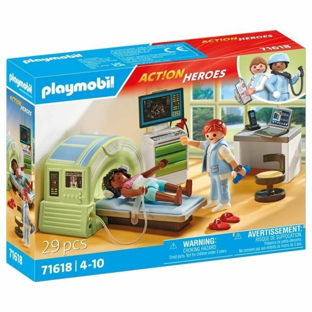 Playset Playmobil 71618 - Patient Medical Scanner 29 Stücke