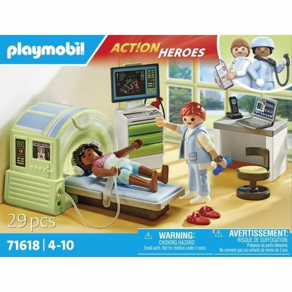 Playset Playmobil 71618 - Patient Medical Scanner 29 Pieces