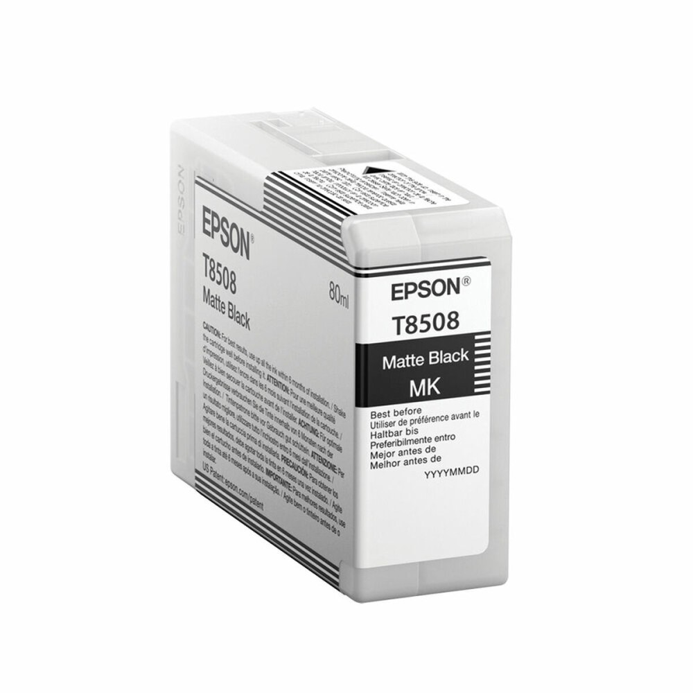 Original Ink Cartridge Epson C13T850800 Matte back