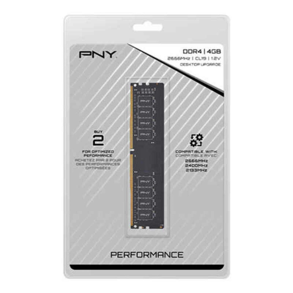 Mémoire RAM PNY MD4GSD42666 4 GB DDR4 2666 MHz CL19 40 g 4 GB DDR4 2666 MHz CL19