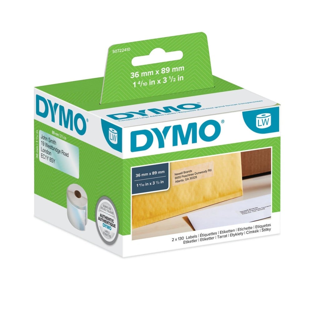 Drucker-Etiketten Dymo S0722410 Durchsichtig