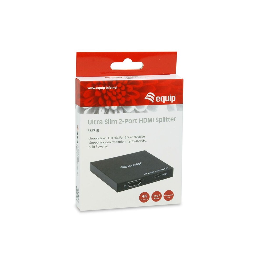 HDMI-Switch Equip 332715 Schwarz