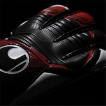 Goalkeeper Gloves Uhlsport Powerline Soft Pro Black Adults