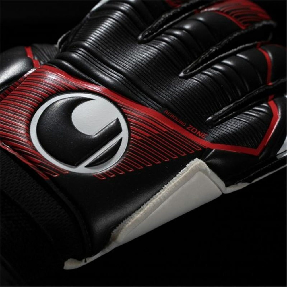 Goalkeeper Gloves Uhlsport Powerline Soft Flex Black Adults