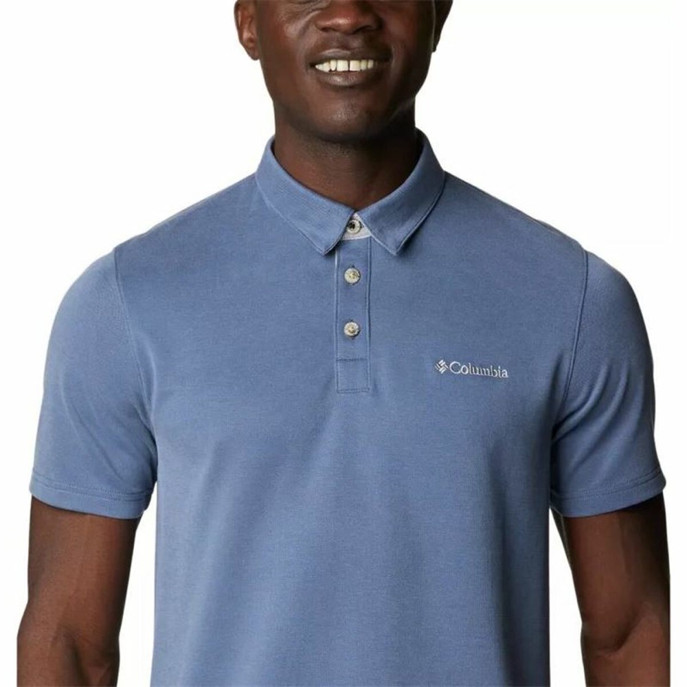 Herren Kurzarm-Poloshirt Columbia Nelson Point™ Indigo