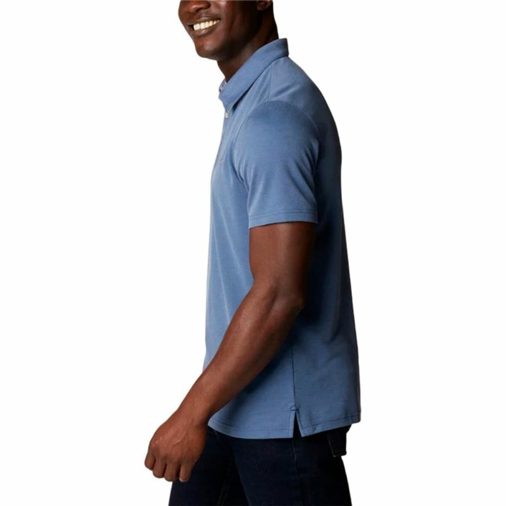 Herren Kurzarm-Poloshirt Columbia Nelson Point™ Indigo