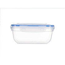 Boîte à lunch hermétique Leknes 30113 Transparent polypropylène Carré 1,4 L 14,5 x 8,5 x 20 cm (12 Unités)