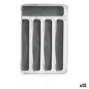 Range-couverts Kinvara W623315 Gris Plastique recyclé 23,3 x 4,5 x 32,7 cm (12 Unités)