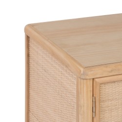 Meubles de télévision SAPHIRA Naturel Bois MDF