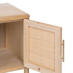 Meubles de télévision SAPHIRA Naturel Bois MDF