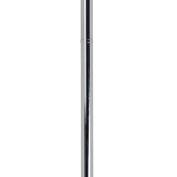 Floor Lamp 44 x 44 x 161 cm Metal Silver