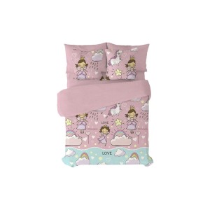 Duvet cover set Pierre Cardin Morgana Pink Single 3 Pieces