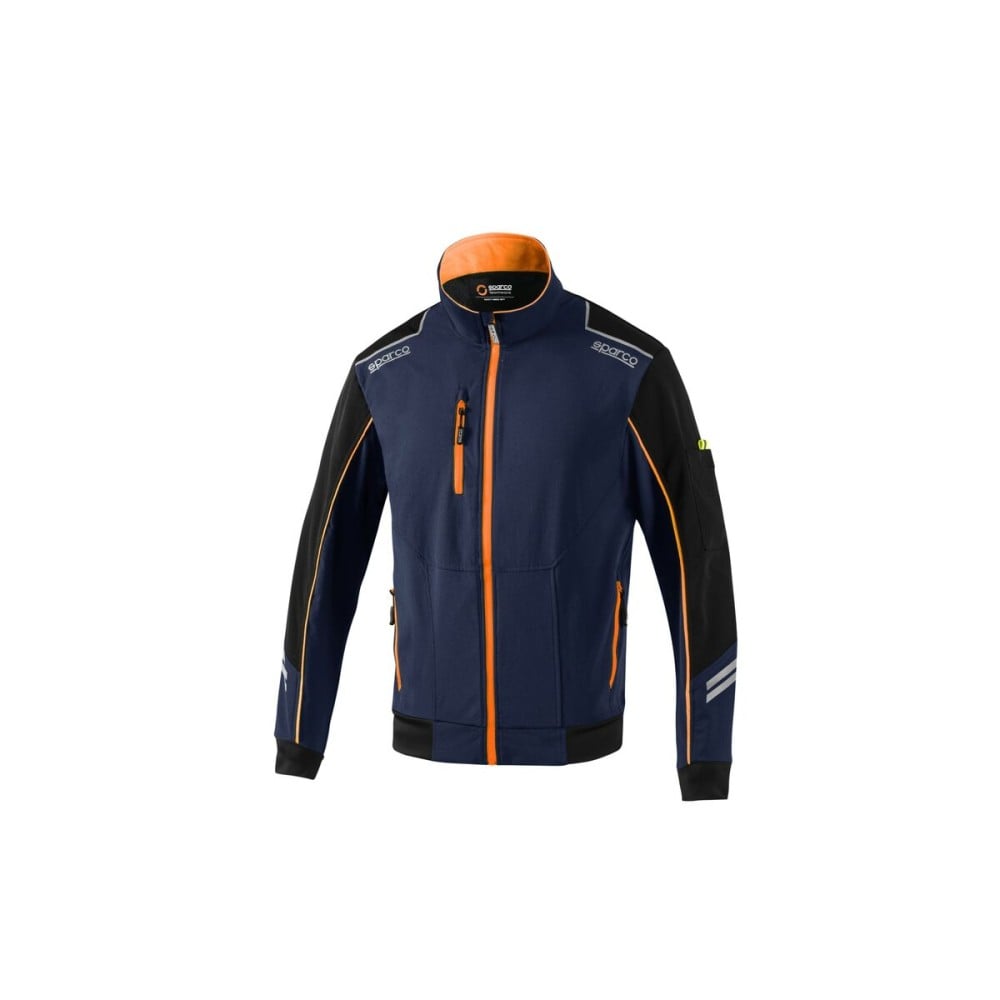 Sportjackefür Herren Sparco Tech TW Blau Orange Dunkelblau