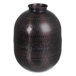 Vase 26,5 x 26,5 x 36 cm Black Aluminium