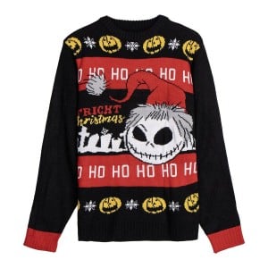 Unisex Pullover The Nightmare Before Christmas Schwarz