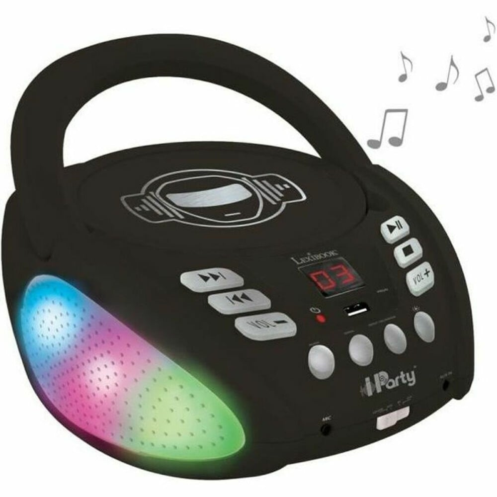 CD/MP3 Player Lexibook iParty Bluetooth 5.0 Schwarz USB