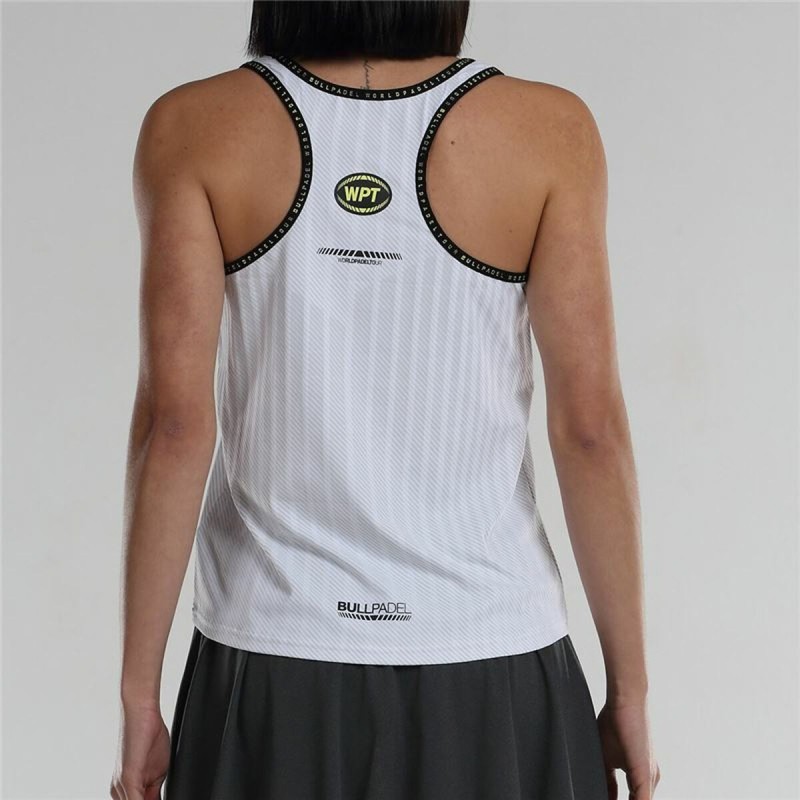 Tank Top Women Bullpadel Lugar Padel White