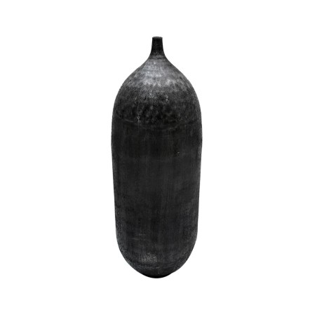 Vase Black Aluminium