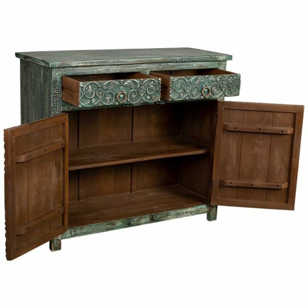 Sideboard Alexandra House Living Green Mango wood 40 x 90 x 103 cm