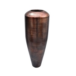 Vase 37 x 37 x 99 cm Kupfer Aluminium