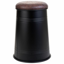 Tabouret Alexandra House Living Noir Polyuréthane Métal Contre-plaqué 27 x 27 x 47 cm