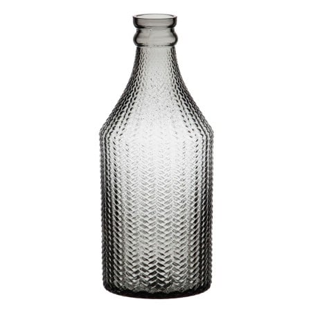 Vase 11,7 x 11,7 x 30 cm Grau Glas