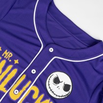 Maillot de Corps de Sport à Manches Coupe The Nightmare Before Christmas Baseball Unisexe