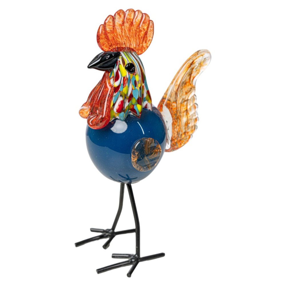 Decorative Figure Romimex Glass Rooster