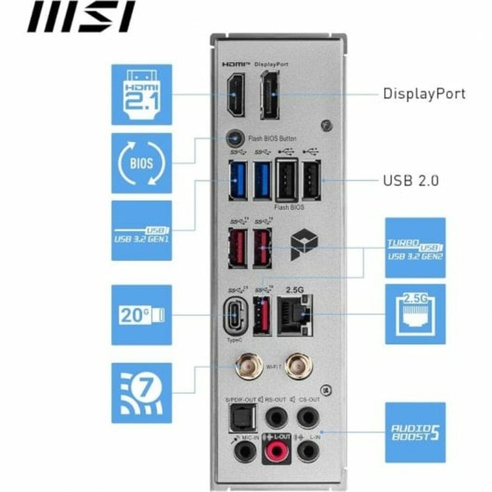 Carte Mère MSI PRO Z790-A MAX WIFI DDR5 ATX 1700 LGA 1700 Intel Z790 Express