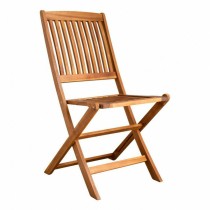 Folding Chair Aktive Acacia 2 Units 46 x 59 x 59 cm