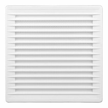 Grille de ventilation EDM 87724 Blanc 17 x 17 x 1,15 cm Moustiquaire