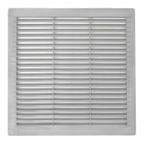 Grille de ventilation EDM 87707 Gris 25 x 25 x 0,7 cm Moustiquaire