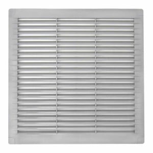 Grille de ventilation EDM 87707 Gris 25 x 25 x 0,7 cm Moustiquaire